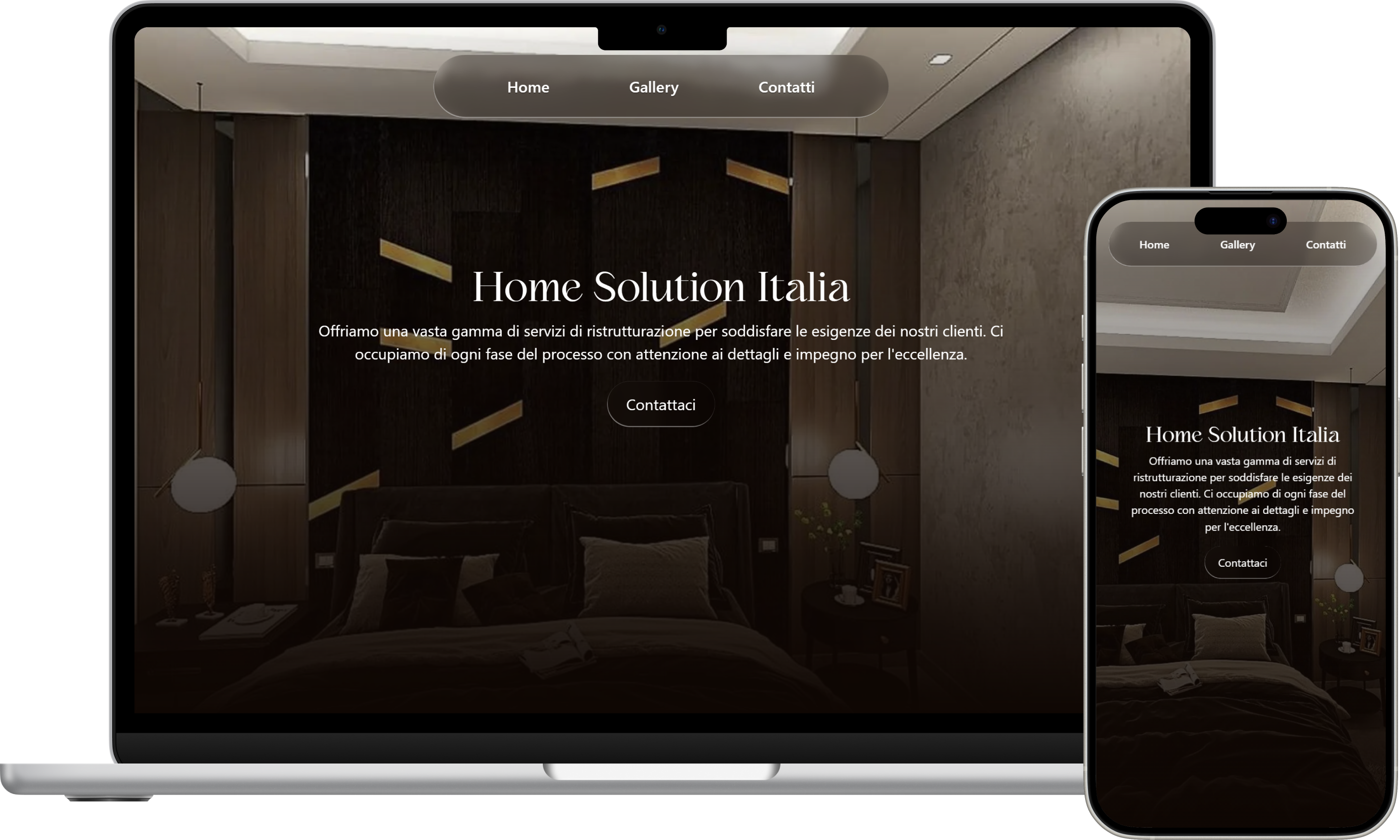 Screenshot del sito Home Solution Italia